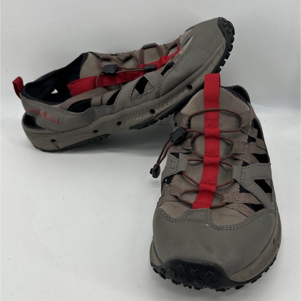 Merrell Hydotrekker Boulder Hiking Sandals Gray Slip On Men's Size 12